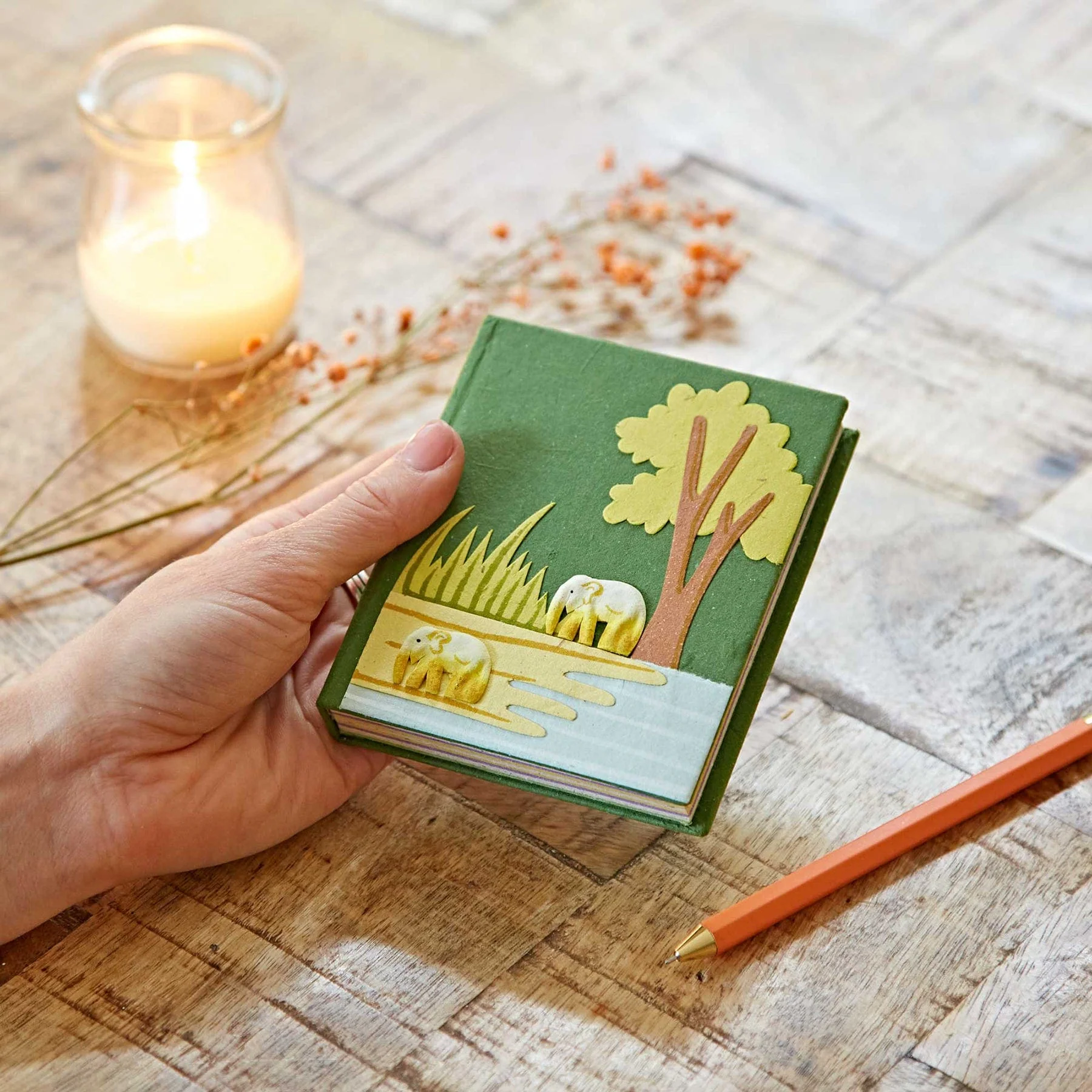 Elephant poo small notebook (sold singly) - Image 7