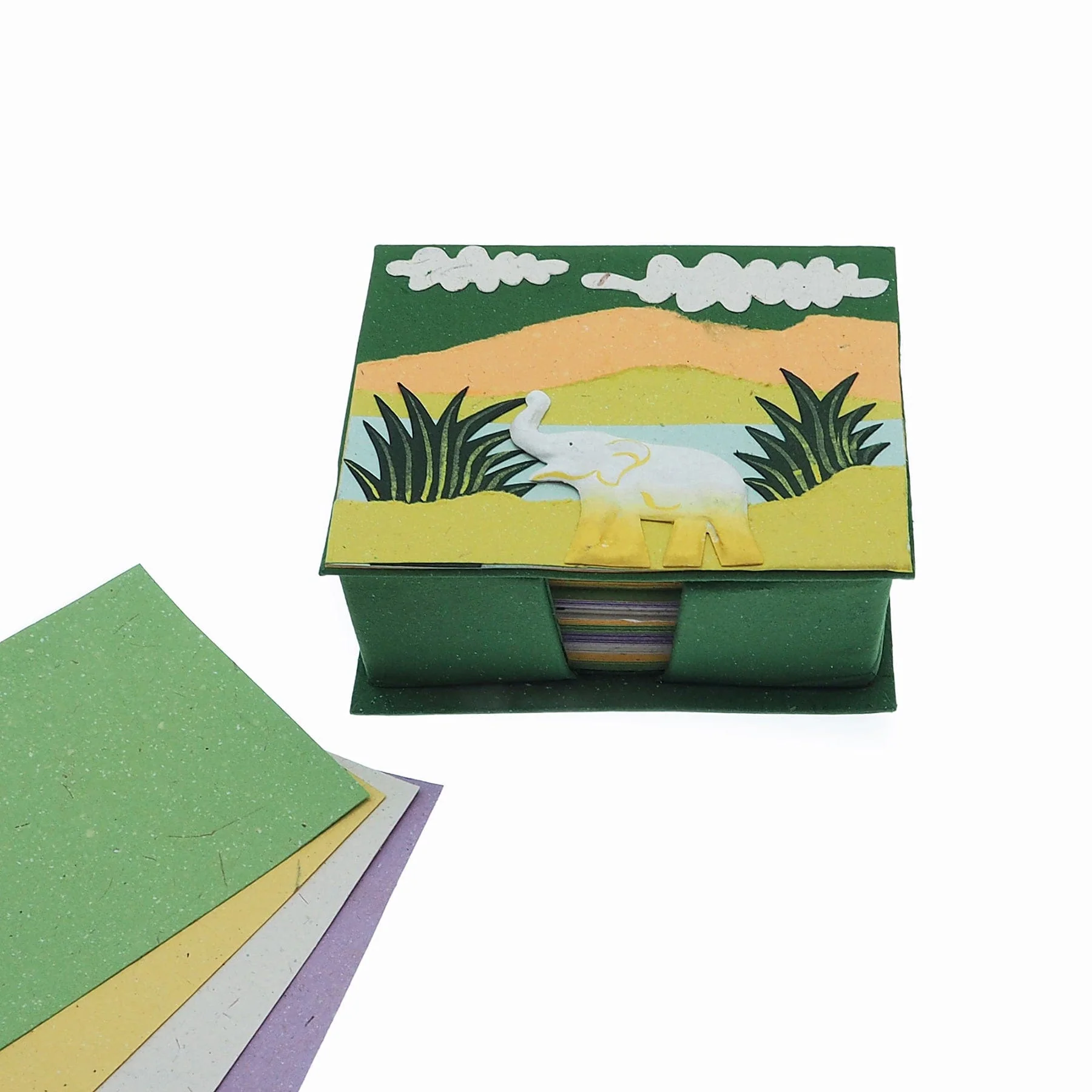 Elephant poo square paper holder (sold singly) - Image 4