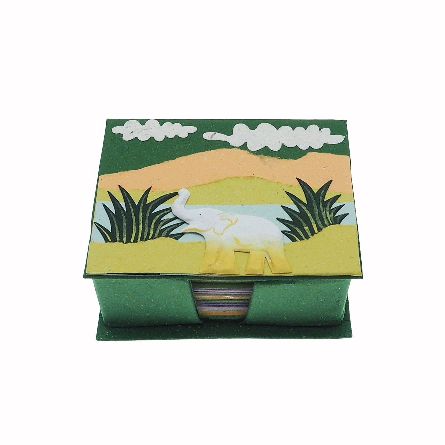 Elephant poo square paper holder (sold singly) - Image 9