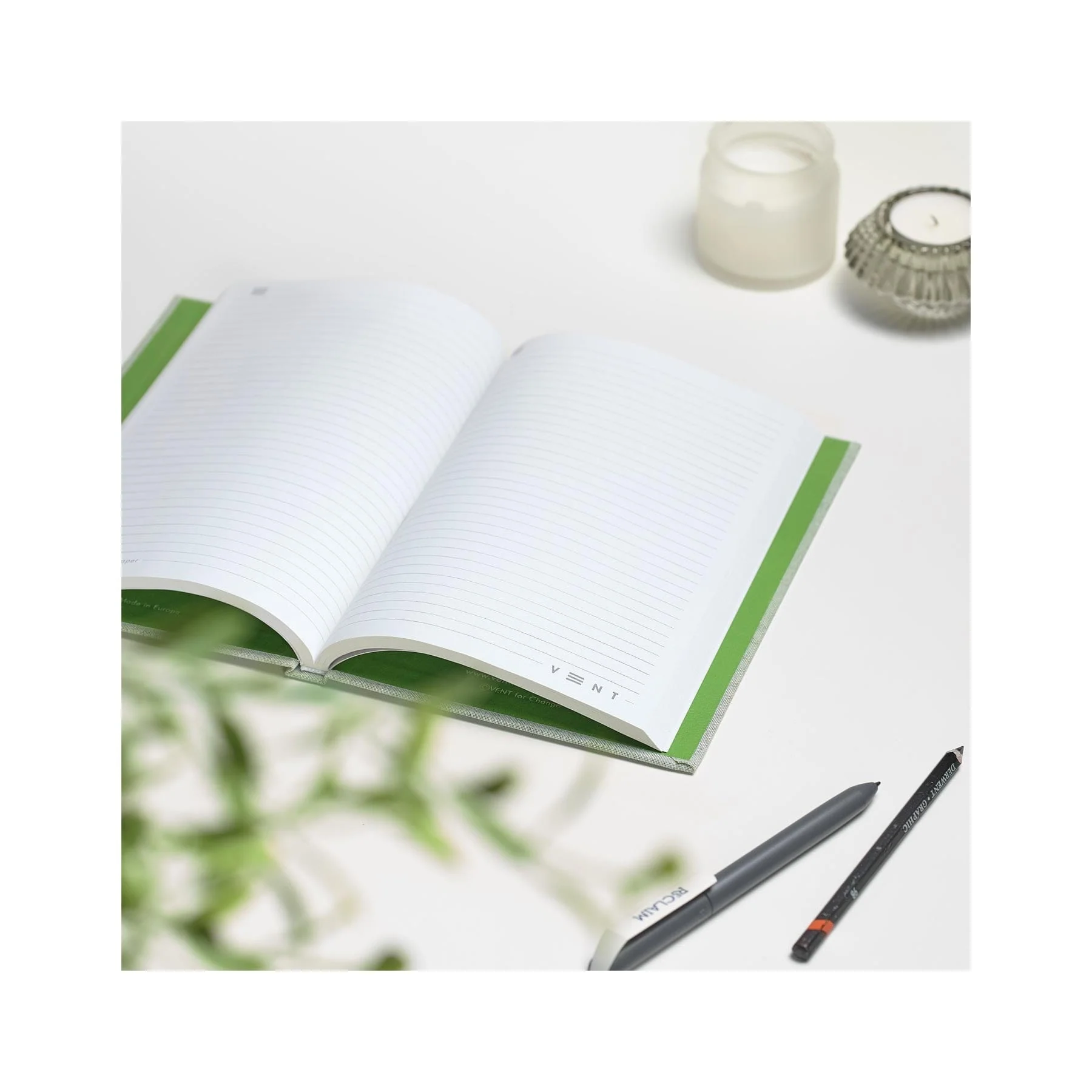 Ocean waste A5 notebook – green algae - Image 5