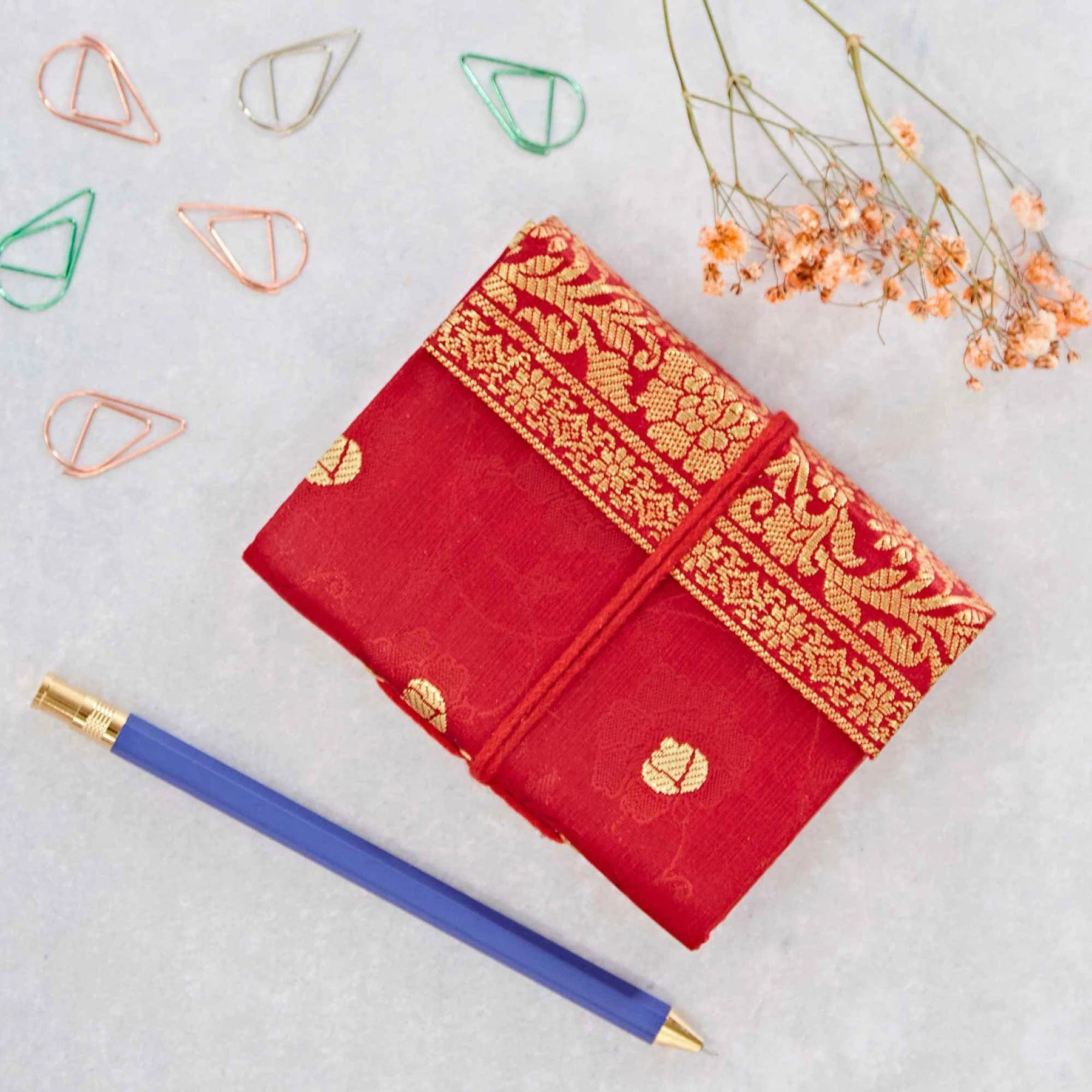 Sari silk notebook mini (sold singly) - Image 9